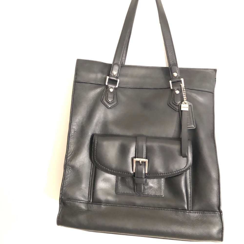 Authentic Coach black leather purse